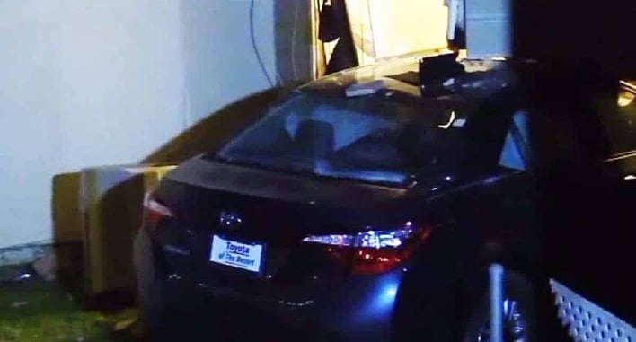 CA Man Holds Man At Gunpoint After He Drove Car Into Home