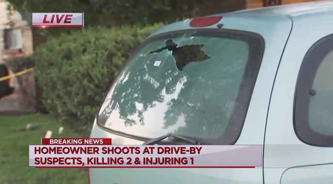 Homeowner Strikes All Three Men In Drive-By Shooting Outside His Home