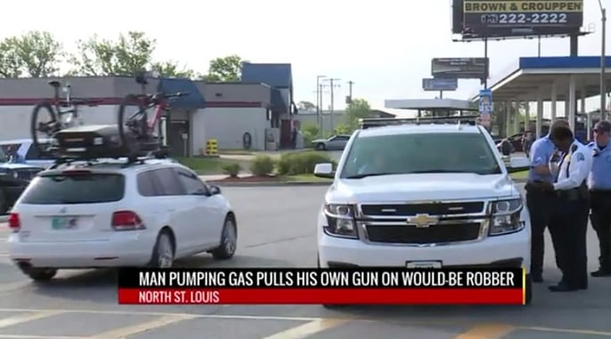 CCW IN ACTION: Man Pumping Gas Has Surprise For Would-be Robber, And It’s Not A Wallet Filled With Cash