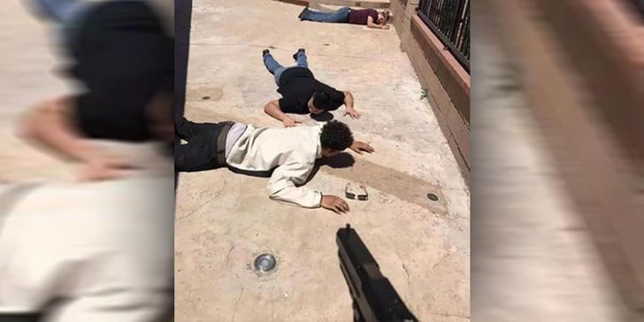 Armed Homeowner Holds Wannabe Intruders At Gunpoint, Takes A Picture As A Keepsake