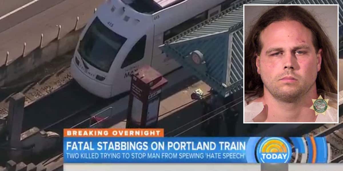Man Spewing Hate Goes Crazy On Portland Train, Stabbing And Killing Two People
