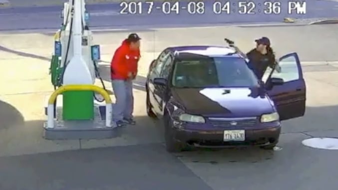Surveillance Video Released Of Concealed Carrier Shooting Armed Man In Self-Defense At Gas Station