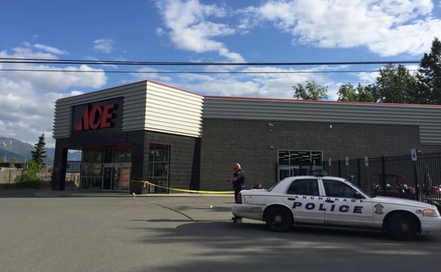 Robber Shot During Hardware Store Robbery