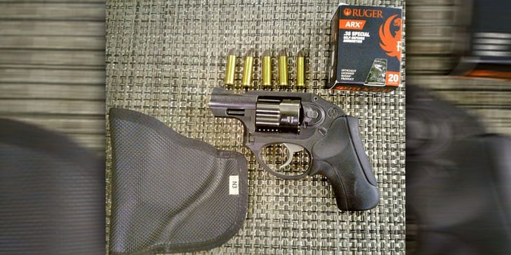 #DIGTHERIG – Aubrey and her Ruger LCR in a Desantis Holster