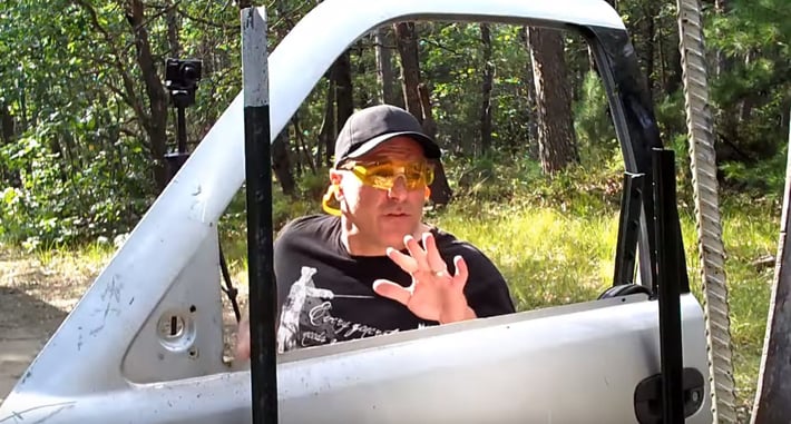 [VIDEO] Shooting an Attacker Through a Car Door