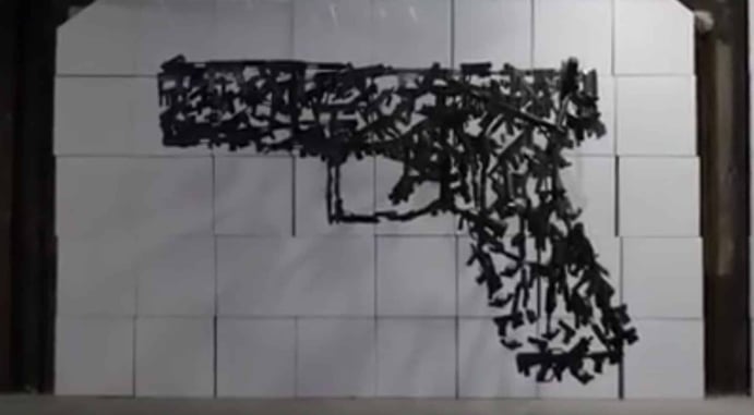 [VIDEO] Anti-Gun Art Turns Gun Owners On
