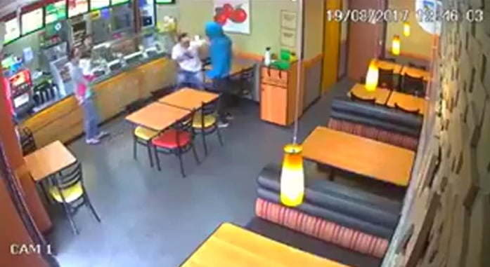 [VIDEO] Man Pulls Gun On Teen At Subway In Brazil For Reasons Unknown