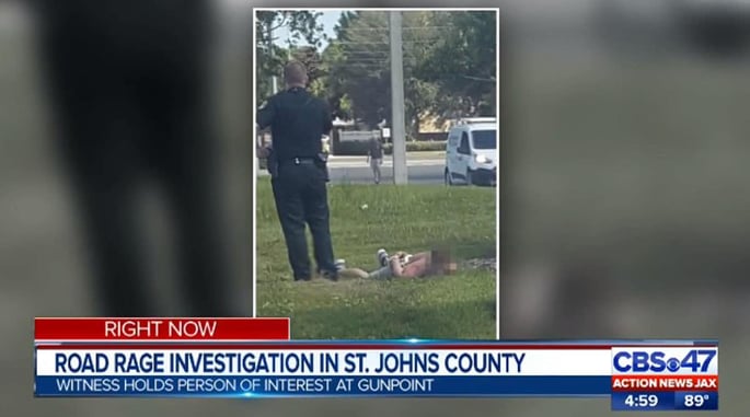 Apparent Road Rage Turns Into Attempted Murder, Armed Citizen Holds Gunman At Gunpoint