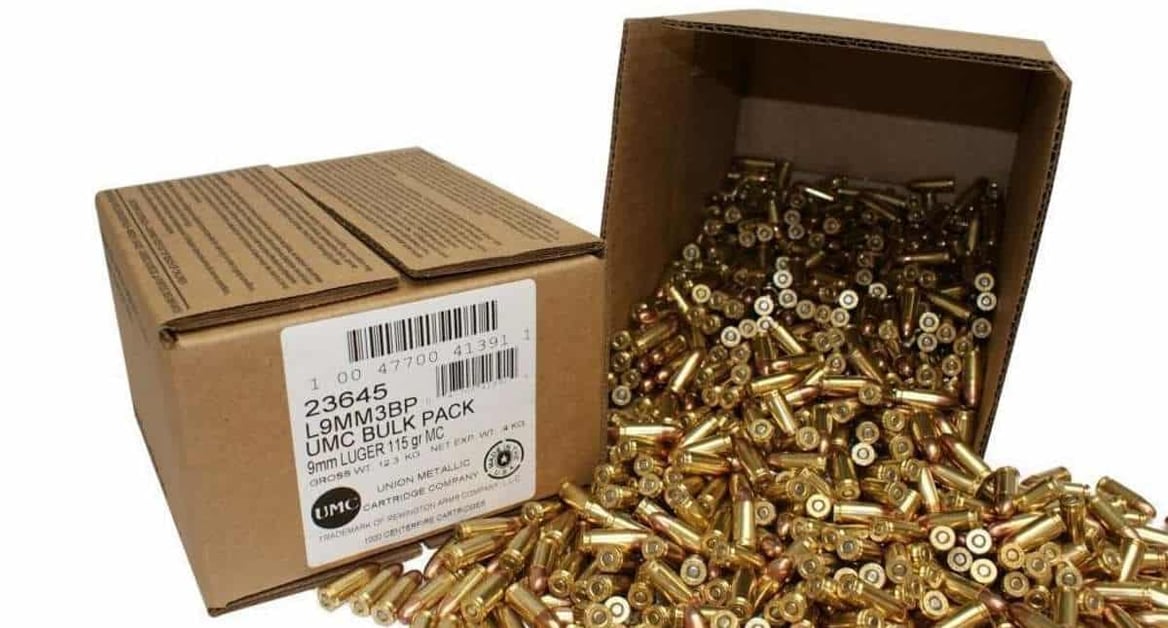 a box full of ammo