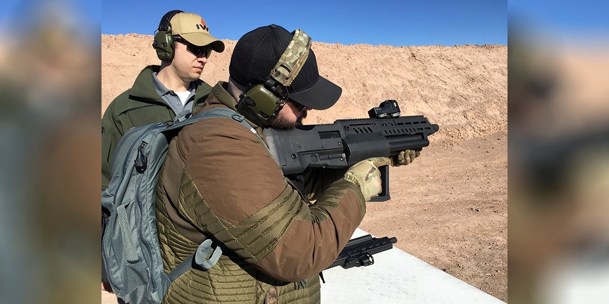 Shooting IWI’s TAVOR TS12 Rotary Shotgun [2018 SHOT Show Range Day]