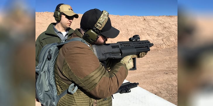Shooting IWI’s TAVOR TS12 Rotary Shotgun [2018 SHOT Show Range Day]