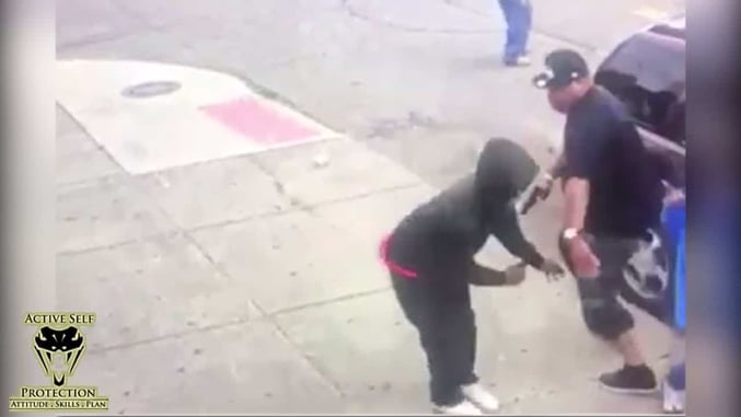 WATCH: Armed Citizen Prepared To Fight With Armed Robber
