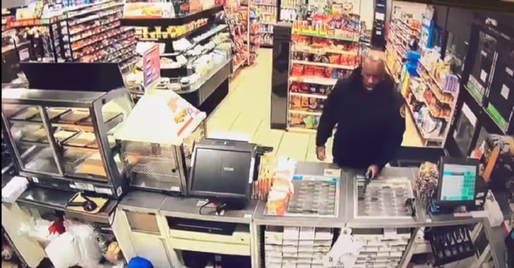 WATCH: Thug Tells Security Guard That His Gun Is Fake, Security Guard Responds With “Mine’s Real!”