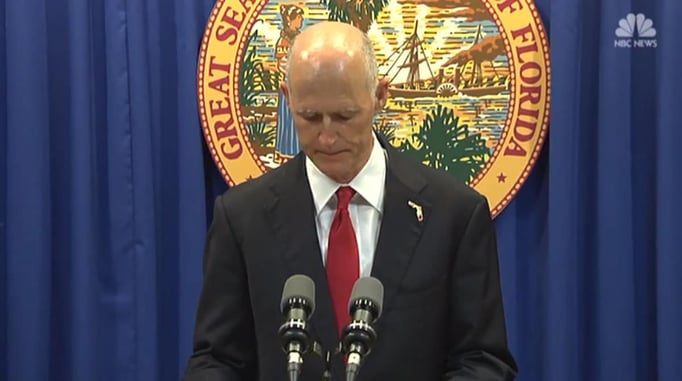 FL Governor Rick Scott Calls For New Gun Laws In Wake Of School Shooting