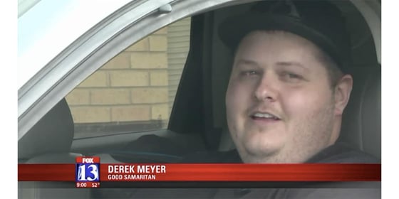 Concealed carrier Derek Meyer rescued a Utah police officer