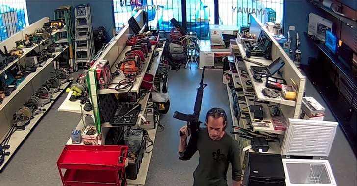 “Customer” Creates Instant Gun Shop Robbery With Magazine From Home