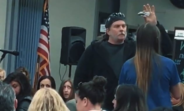 Watch This Parent Pull Out A Knife During A PTA Meeting To Prove His Point