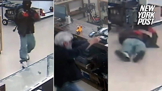 WATCH: Armed Robbers Try To Score Big At Gun Store, And They Were Dead Wrong