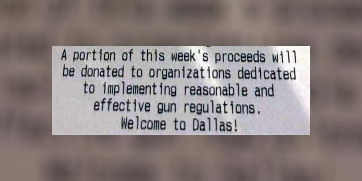 This Restaurant Is Donating A Portion Of Sales To Gun Control Organizations. But wait, there’s more!