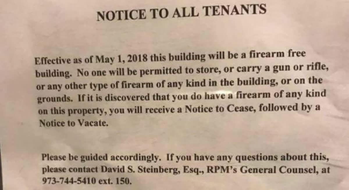 Housing Developer To Tenants: You Can’t Have Guns On Property