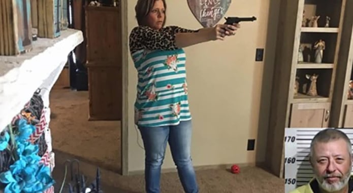 Woman To Intruder: “If You Take One More Step, I’ll Kill You”