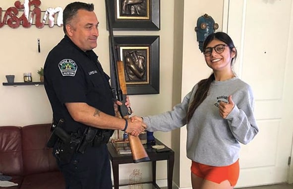 Porn Star Surrenders Shotgun For… Publicity Stunt?