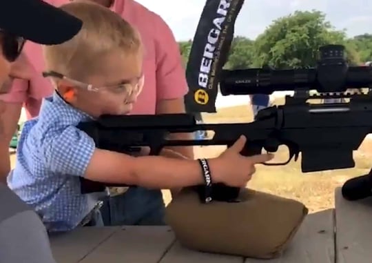 Video Of 4-Year-Old Firing Rifle Sets The Internet On Fire
