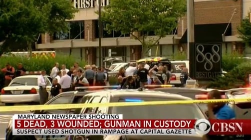 Suspect Opens Fire At Maryland Newspaper Building, Killing 5