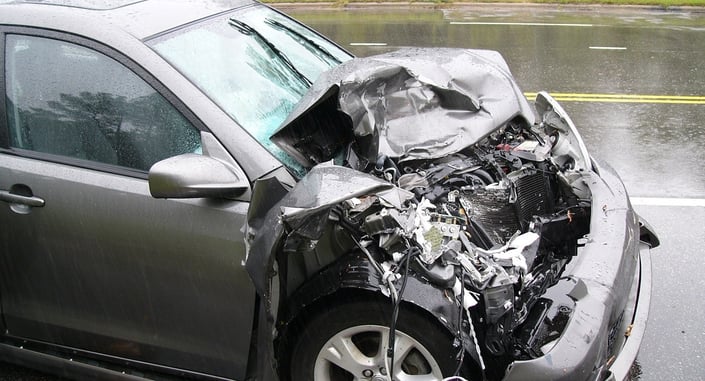 Man Jacks Car, Crashes It, Crashes It Again, Then Tries to Weaponize It, Finally Runs When Fired On