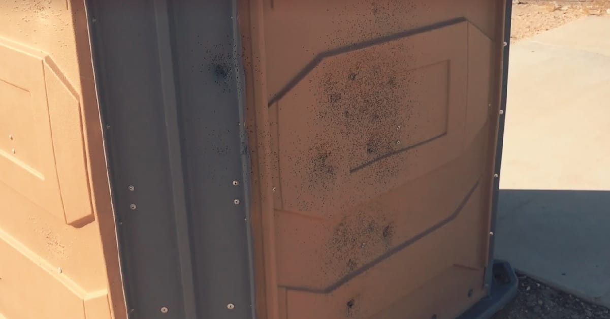 Video: Shot Up Porta Potty and Range – Vandalism in Our Ranks