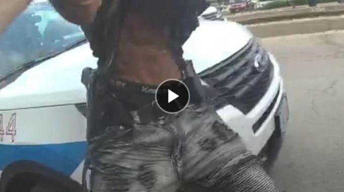 *WATCH* Man Reaches For Firearm, Police Shoot Man, Protesters Still Protest
