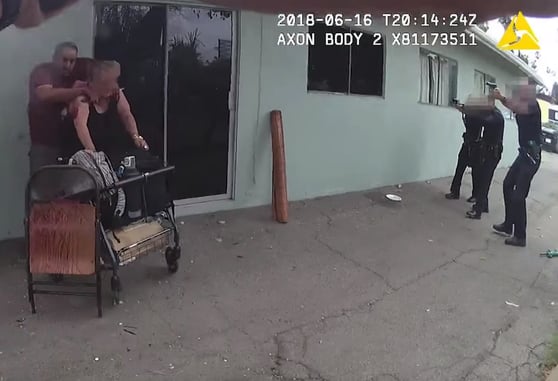 Graphic Video Shows Police Fatally Shooting Man With Knife, And His Hostage