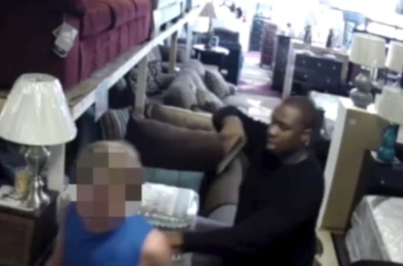 Something You Don’t See Everyday During An Armed Robbery