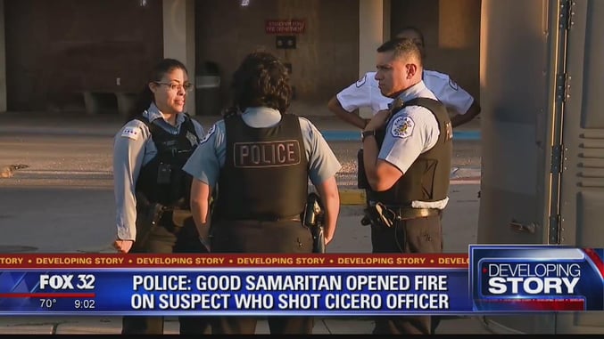 Concealed Carrier Joins Police In Shootout Against Man With Automatic Firearm
