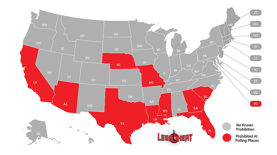 State-By-State: Can You Legally Carry A Firearm While Voting? 2020 UPDATE