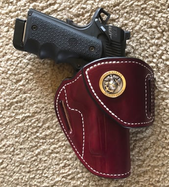 #DIGTHERIG – Alon and his Springfield Armory RO Elite Operator in a Tucker Gun Leather Holster