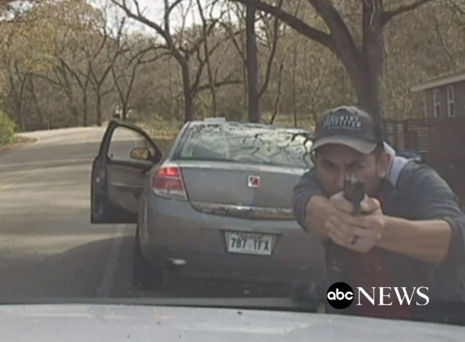 Dramatic Video Shows Gunfight Between Suspect And Police Officer