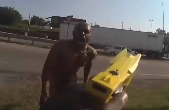 [VIDEO] A Taser AND A Gun Might Not Immediately Stop The Threat