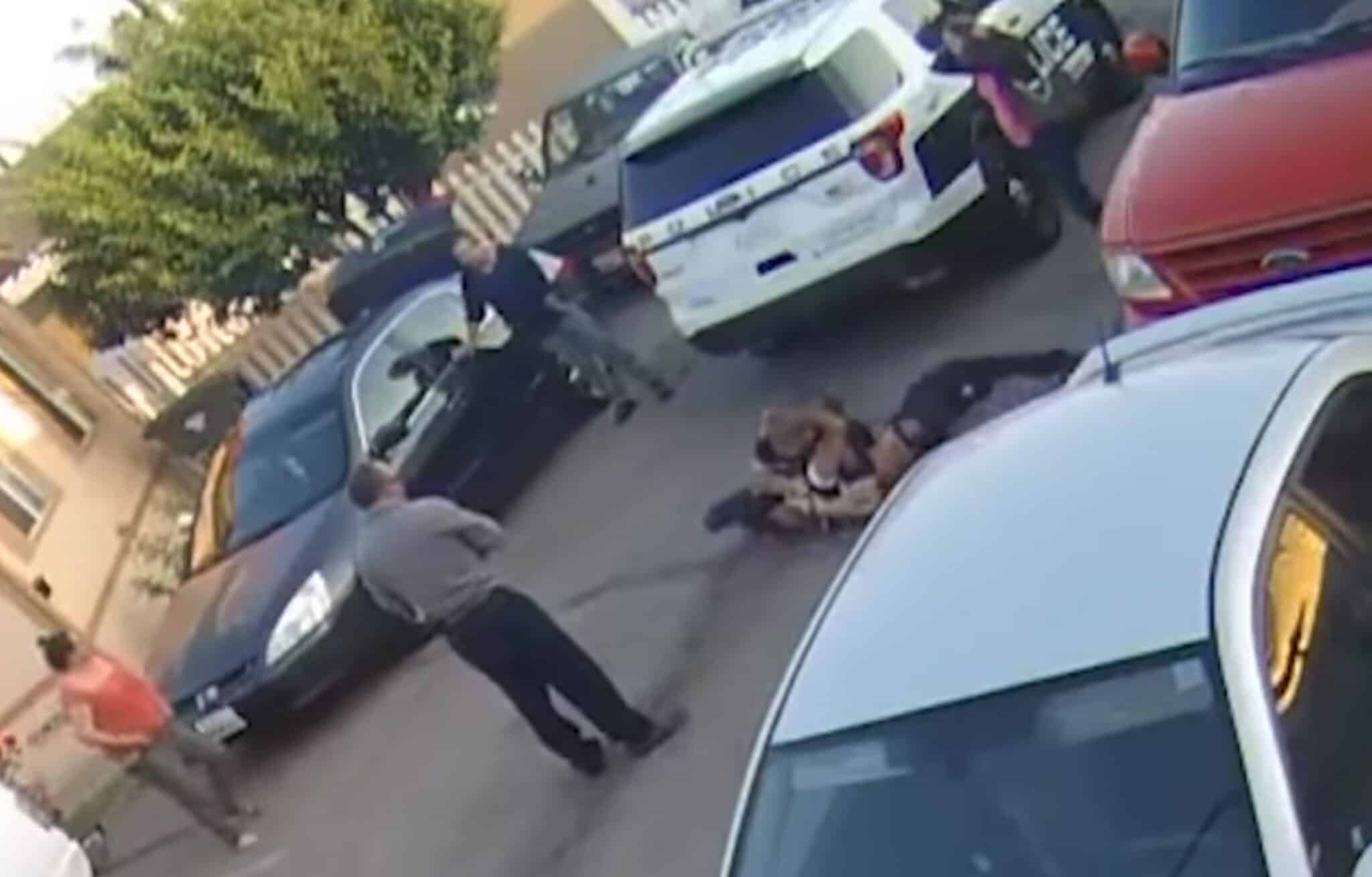[WATCH] A Bunch Of Idiots Watch On As Officer Fights For His Life Against Violent Felon