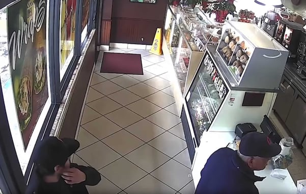 [VIDEO] Random Knife Attack While In Line At Donut Shop At 3pm Will Leave You Thinking About Situational Awareness