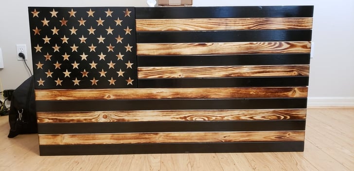 [PRODUCT REVIEW] San Tan Woodworks Burnt X-Large Concealment Flag