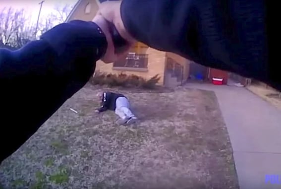 [VIDEO] Escaped Prisoner Charges Officer With Crowbar And It Doesn’t End Well For Him