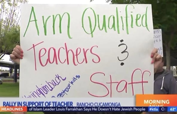 CA Teacher, Who Is Also A Cop, Suspended For Legally Having Handgun In Classroom