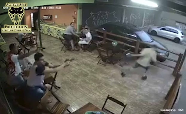 Two Armed People Out For Ice Cream Are Faster Than The Two Armed Robbers