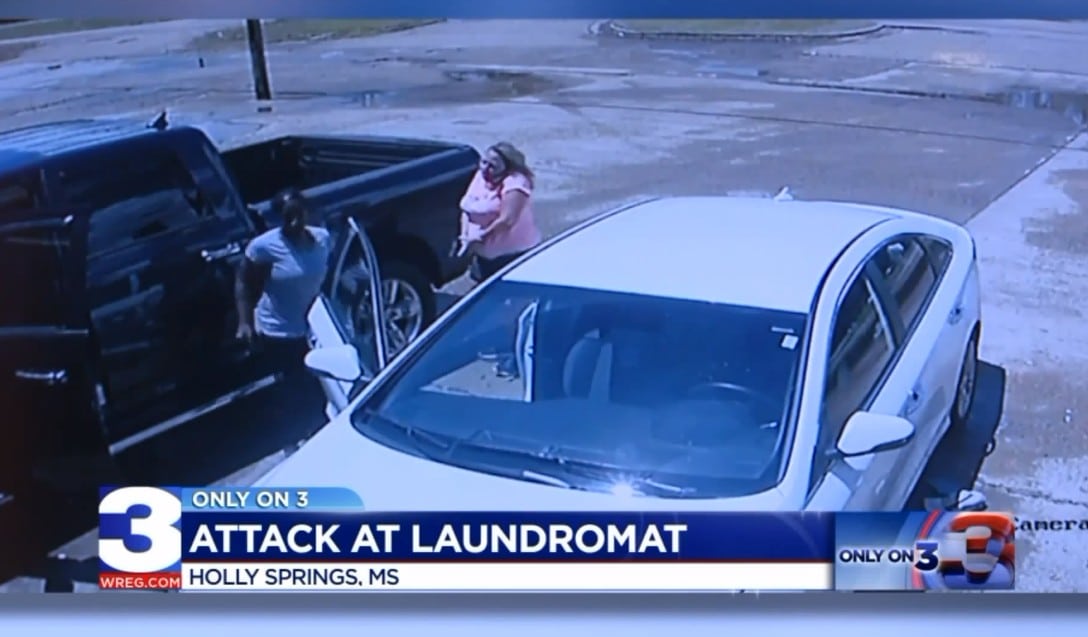 [VIDEO] Laundromat Employee Forced To Draw Firearm After Physical Altercation With Customer