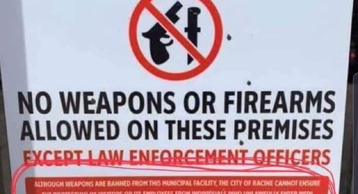 City Sign Deliberately Endangers Citizens, Says “Too Bad For You”