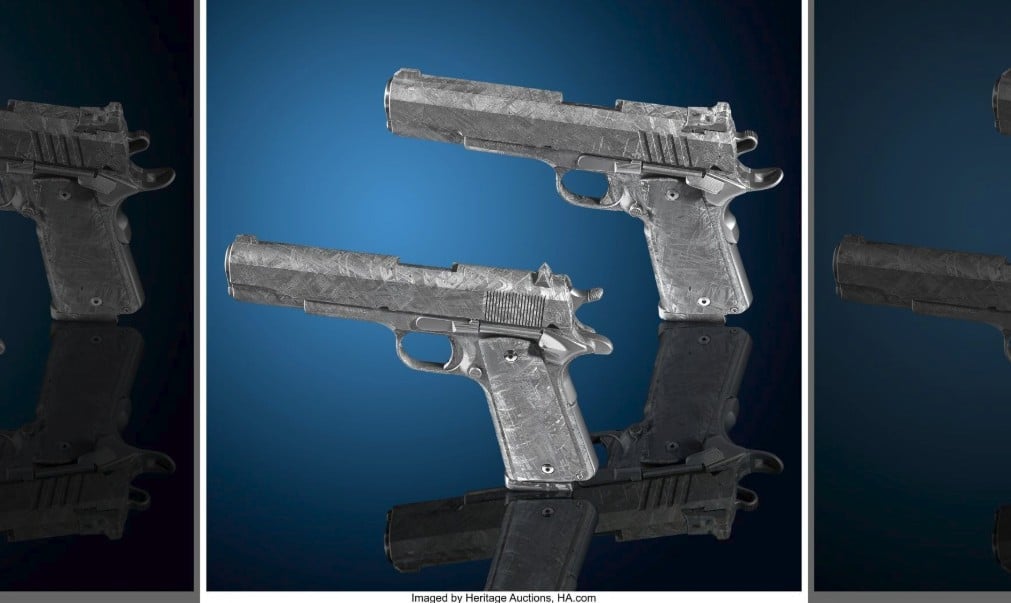 Functioning Pistols, Made From 4.5 Billion-Year-Old Meteorite, Could Be Yours At A Great Price