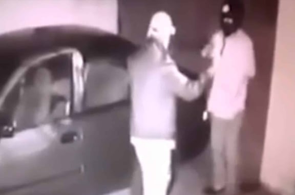 [VIDEO] Armed Man Has Multiple Surprises; The Fight Was Just Beginning After The Homeowner Thought It Had Ended
