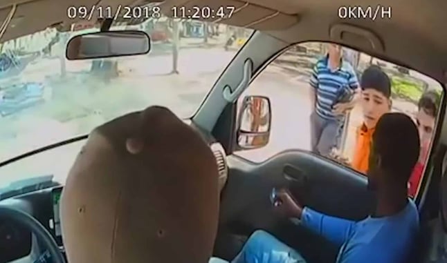 [VIDEO] Sometimes, You Need To Fight From Inside Your Vehicle