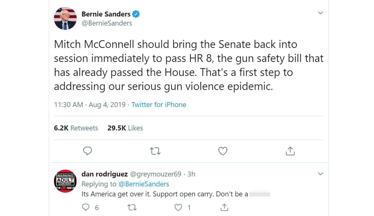 Democrats Call For Emergency Senate Meeting To Debate And Pass Gun Control Laws In The Wake Of 2 Mass Shootings